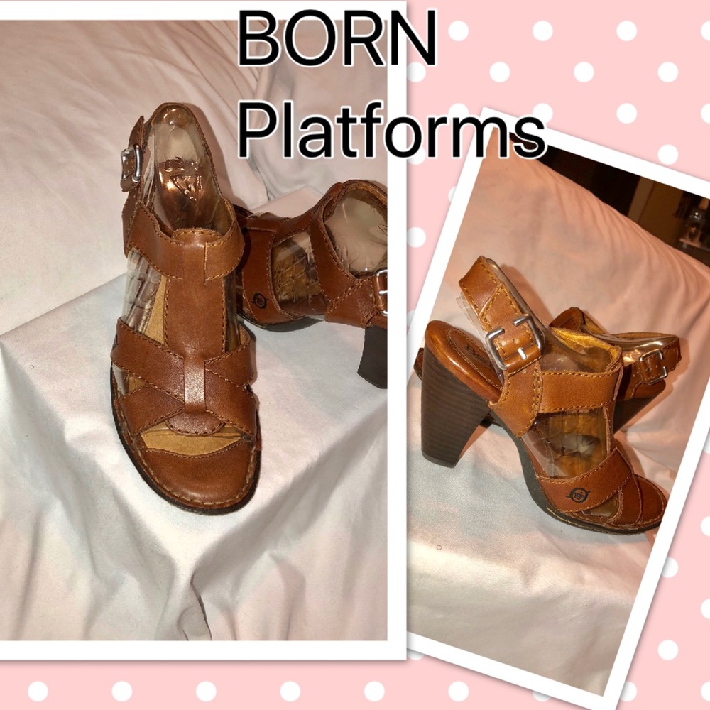🔶🔶Born Platforms Carmel Sandals🔶🔶